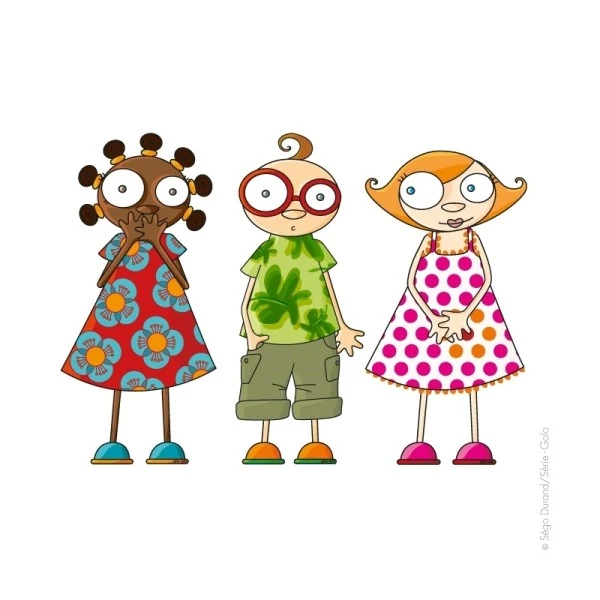 Sticker Nina, Léo et Louison Sticker Nina, Léo Et Louison -KIDEA BOUTIQUE sticker nina leo et louison