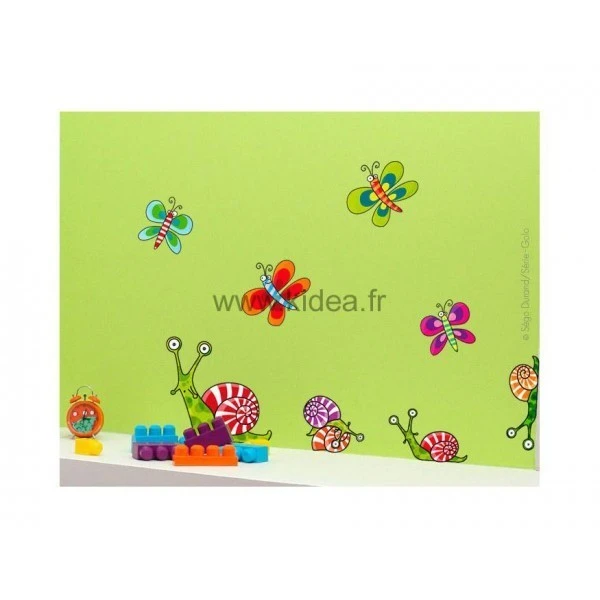 Sticker Papillons et escargots Sticker Papillons Et Escargots -KIDEA BOUTIQUE sticker papillons et escargots 1