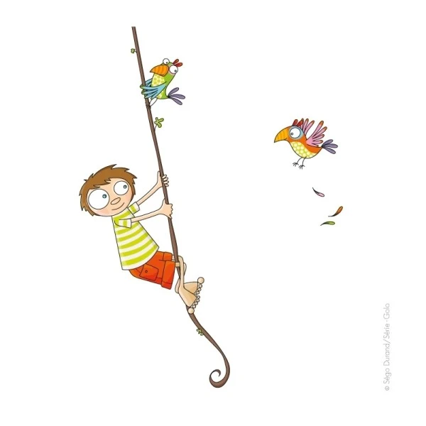 Sticker Tom sur une liane Sticker Tom Sur Une Liane -KIDEA BOUTIQUE sticker tom sur une liane