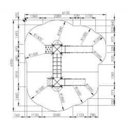 Structure Multi-jeux Palmier 3 Structure Multi-jeux Palmier -KIDEA BOUTIQUE structure multi jeux palmier 3