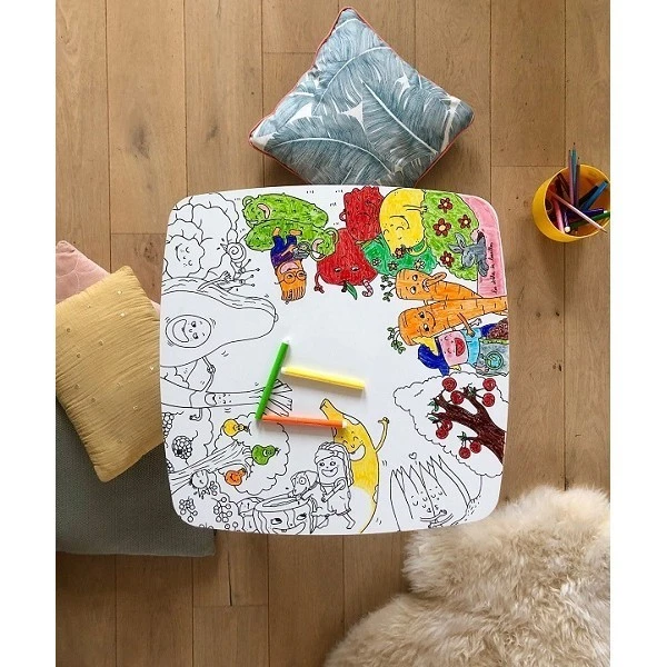 Table à colorier Le Potager Table à Colorier Le Potager -KIDEA BOUTIQUE table a colorier potager 2