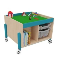 Devant -KIDEA BOUTIQUE table activites sur roulettes 1