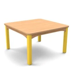 Table Carrée Crèche - 80 X 80 Cm -KIDEA BOUTIQUE table carree creche wikicat 3