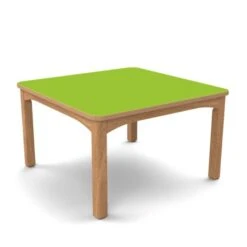 Table Carrée Crèche - 80 X 80 Cm -KIDEA BOUTIQUE table carree creche wikicat 5