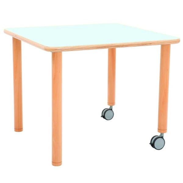 Table crèche carrée 80 x 80 cm mobile Table Crèche Carrée 80 X 80 Cm Mobile -KIDEA BOUTIQUE table creche carree 80 x 80 cm mobile