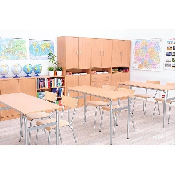 Lot de 6 tables école fixe biplace Lot De 6 Tables école Fixe Biplace -KIDEA BOUTIQUE table d ecole fixe biplace 1