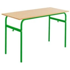 Lot De 6 Tables école Fixe Biplace 5 Lot De 6 Tables école Fixe Biplace -KIDEA BOUTIQUE table d ecole fixe biplace 5