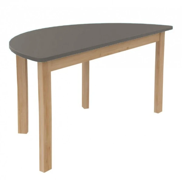 Table demi-ronde pour enfants Table Demi-ronde Pour Enfants -KIDEA BOUTIQUE table demi ronde en bois pour enfants 2