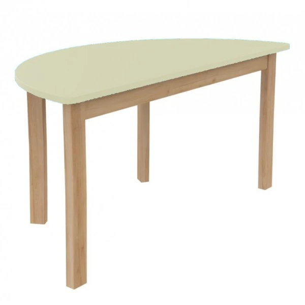 Table demi-ronde pour enfants Table Demi-ronde Pour Enfants -KIDEA BOUTIQUE table demi ronde en bois pour enfants 3
