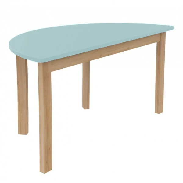 Table demi-ronde pour enfants Table Demi-ronde Pour Enfants -KIDEA BOUTIQUE table demi ronde en bois pour enfants 8