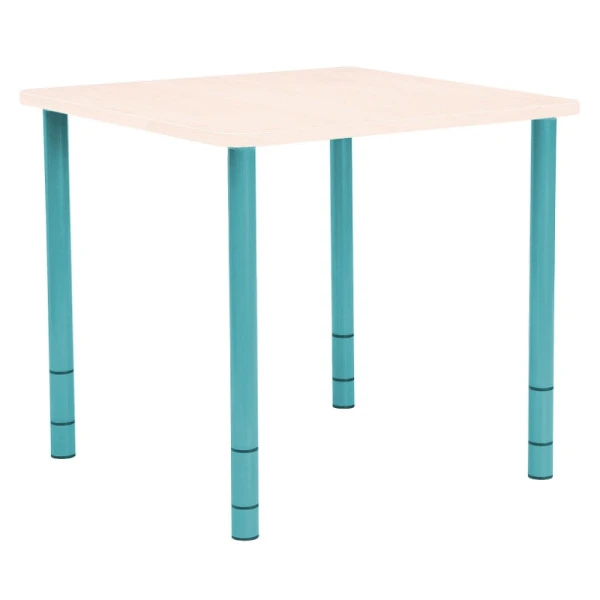 Table enfant carrée réglable - de 40 à 58 cm Table Enfant Carrée Réglable - De 40 à 58 Cm -KIDEA BOUTIQUE table enfant carree reglable de 40 a 58 cm 6