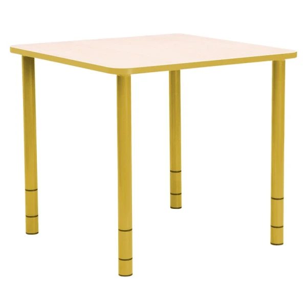 Table enfant carrée réglable - de 40 à 58 cm Table Enfant Carrée Réglable - De 40 à 58 Cm -KIDEA BOUTIQUE table enfant carree reglable de 40 a 58 cm 8