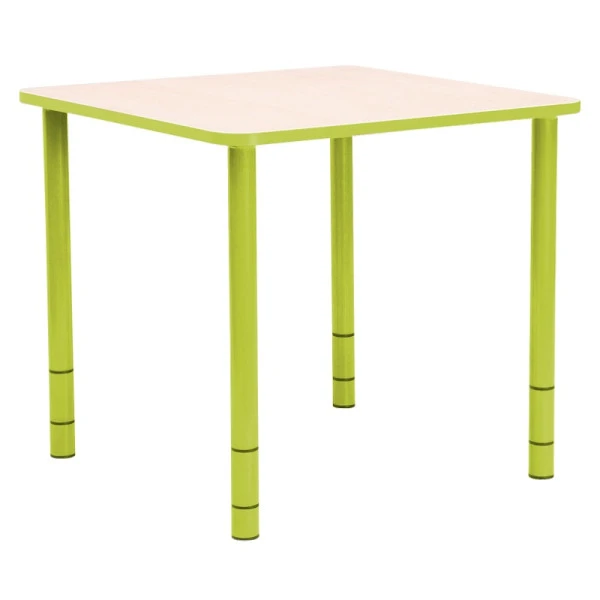 Table enfant carrée réglable - de 40 à 58 cm Table Enfant Carrée Réglable - De 40 à 58 Cm -KIDEA BOUTIQUE table enfant carree reglable de 40 a 58 cm