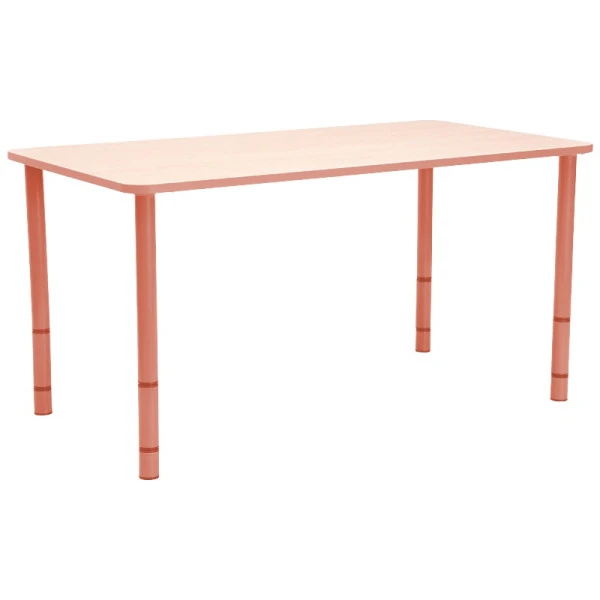 Table enfant rectangle réglable - de 40 à 58 cm Table Enfant Rectangle Réglable - De 40 à 58 Cm -KIDEA BOUTIQUE table enfant rectangle reglable de 40 a 58 cm