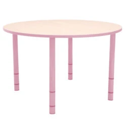 Table Enfant Ronde Réglable - De 40 à 58 Cm -KIDEA BOUTIQUE table enfant ronde reglable de 40 a 58 cm 2