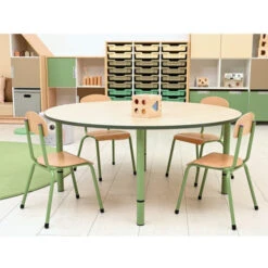 Table Enfant Ronde Réglable - De 40 à 58 Cm -KIDEA BOUTIQUE table enfant ronde reglable de 40 a 58 cm 5