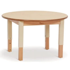 Table Enfant Ronde Reglable En Hauteur - T00 à T2