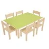 Table Rectangle Et 6 Chaises T1