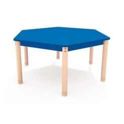 Table Hexagonale Colorée - De 40 à 58 Cm -KIDEA BOUTIQUE table hexagonale coloree de 40 a 58 cm 2