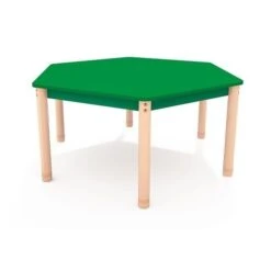Table Hexagonale Colorée - De 40 à 58 Cm -KIDEA BOUTIQUE table hexagonale coloree de 40 a 58 cm 4