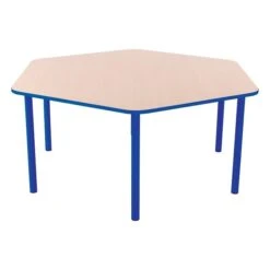 Table Hexagonale Crèche Fixe 2 Table Hexagonale Crèche Fixe -KIDEA BOUTIQUE table hexagonale creche fixe 2