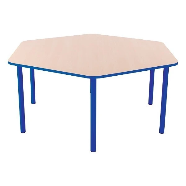 Table hexagonale crèche fixe Table Hexagonale Crèche Fixe -KIDEA BOUTIQUE table hexagonale creche fixe 2