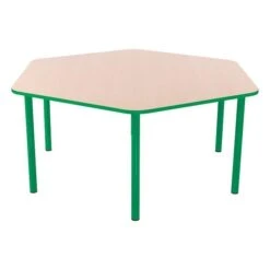 Table Hexagonale Crèche Fixe 6 Table Hexagonale Crèche Fixe -KIDEA BOUTIQUE table hexagonale creche fixe 6