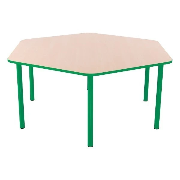 Table hexagonale crèche fixe Table Hexagonale Crèche Fixe -KIDEA BOUTIQUE table hexagonale creche fixe 6