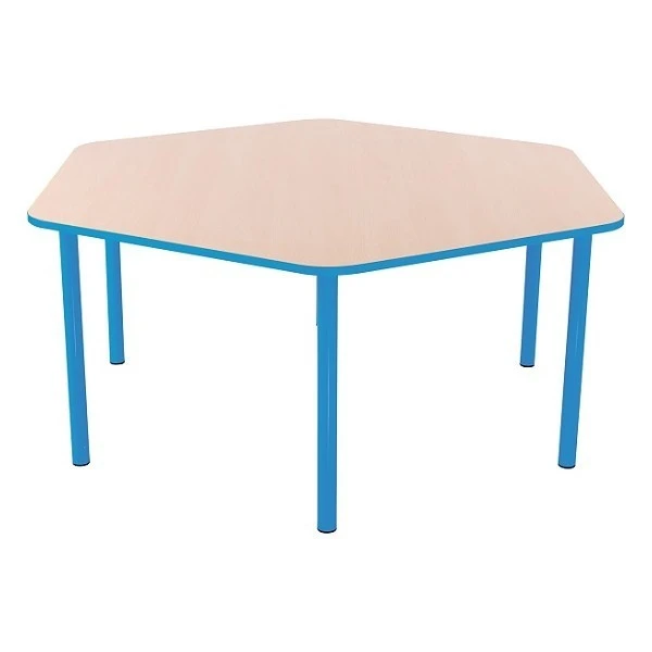 Table hexagonale crèche fixe Table Hexagonale Crèche Fixe -KIDEA BOUTIQUE table hexagonale creche