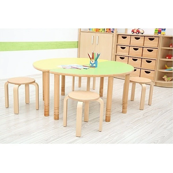 Table maternelle demi cercle réglable Table Maternelle Demi Cercle Réglable -KIDEA BOUTIQUE table maternelle demi cercle reglable 1