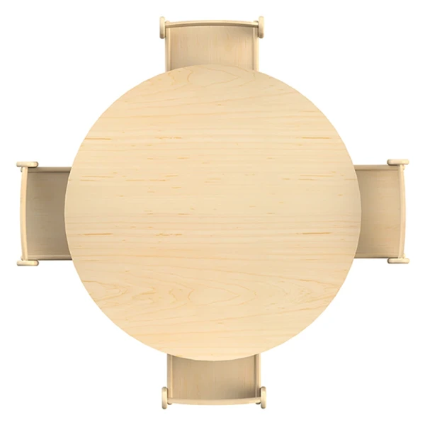 Table maternelle Millhouse ronde Table Maternelle Millhouse Ronde -KIDEA BOUTIQUE table maternelle millhouse ronde 2