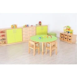Table Maternelle Ronde Réglable 4 Table Maternelle Ronde Réglable -KIDEA BOUTIQUE table maternelle ronde reglable 4