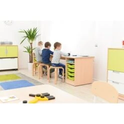 Longue Table Salle De Classe Primaire -KIDEA BOUTIQUE table paillasse 3 enfants 3