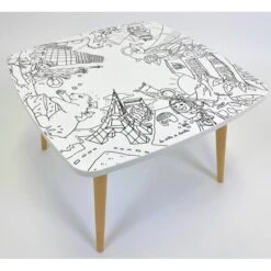 Table Pour Coloriage Enfant Voyage