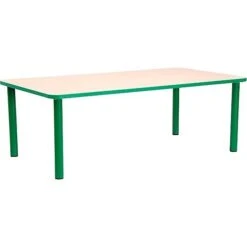 Table Rectangle Crèche Fixe 3 Table Rectangle Crèche Fixe -KIDEA BOUTIQUE table rectangle creche fixe 3