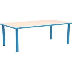 Table Rectangle Crèche Fixe 4 Table Rectangle Crèche Fixe -KIDEA BOUTIQUE table rectangle creche fixe 4