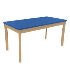 Table Rectangle En Bois Pour Enfants -KIDEA BOUTIQUE table rectangle en bois pour enfants 5