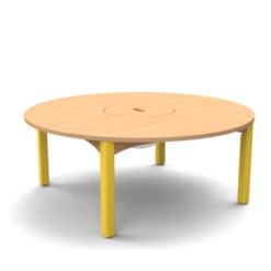 Table Ronde Avec Bac De Rangement à Jouets - T00 à T3