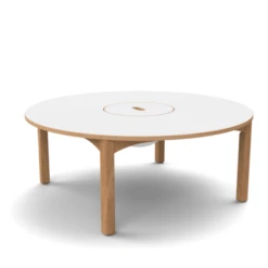 Table Ronde Avec Bac De Rangement à Jouets - T00 à T3 -KIDEA BOUTIQUE table ronde avec bac a jouets 3