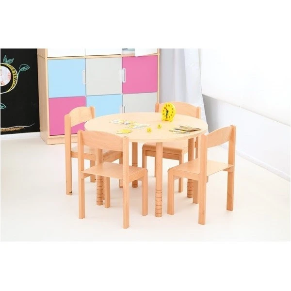 Table ronde bois réglable Table Ronde Bois Réglable -KIDEA BOUTIQUE table ronde bois reglable 1