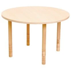 Table Ronde Bois Réglable
