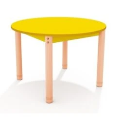 Table Ronde Colorée - De 40 à 58 Cm