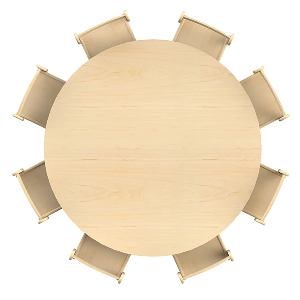 Table ronde enfant 120 cm en bois Table Ronde Enfant 120 Cm En Bois -KIDEA BOUTIQUE table ronde enfant 120 cm en bois 1