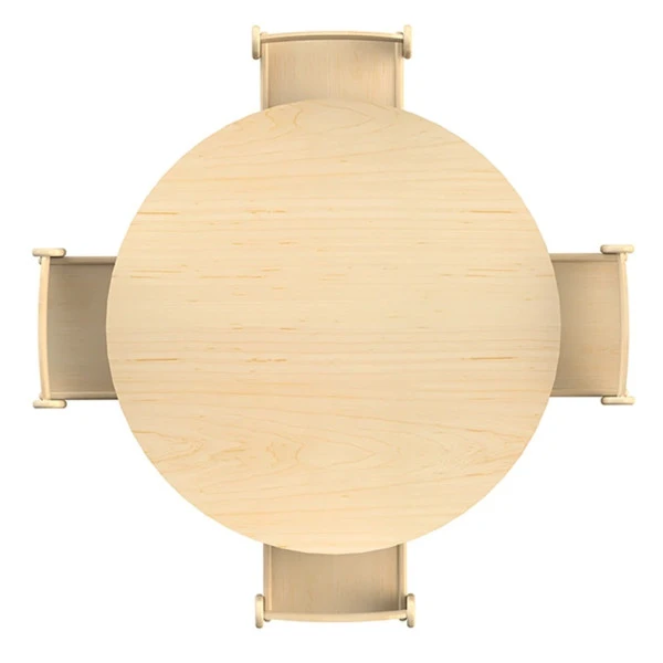 Table ronde et chaises bois pour enfants Table Ronde Et Chaises Bois Pour Enfants -KIDEA BOUTIQUE table ronde et chaises bois pour enfants 1