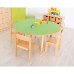 Table Ronde Et Chaises - T1