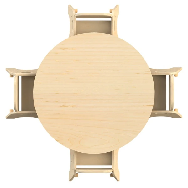 Table ronde et fauteuils pour crèche Table Ronde Et Fauteuils Pour Crèche -KIDEA BOUTIQUE table ronde et fauteuils pour creche 2