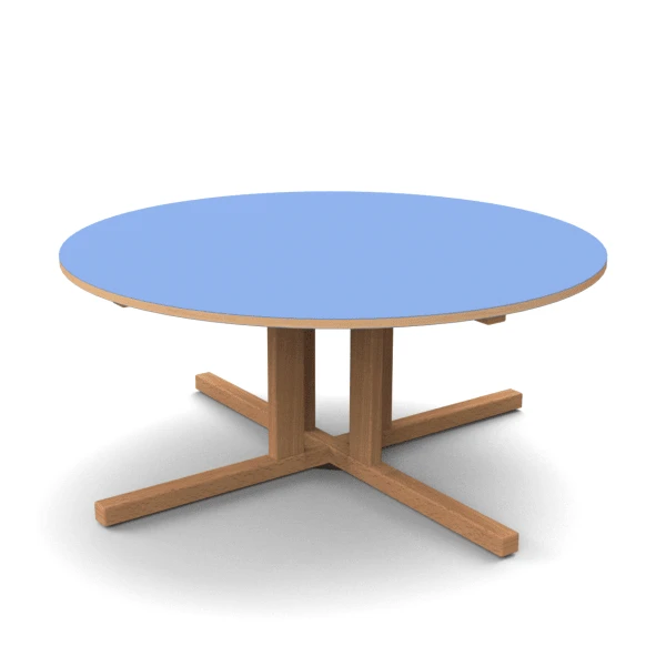 Table ronde avec pied central - T00 à T3 Table Ronde Avec Pied Central - T00 à T3 -KIDEA BOUTIQUE table ronde pied central creche maternelle 6