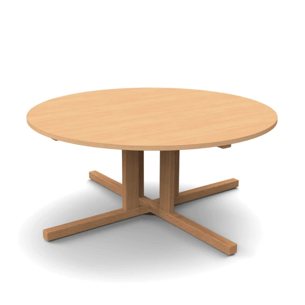 Table ronde avec pied central - T00 à T3 Table Ronde Avec Pied Central - T00 à T3 -KIDEA BOUTIQUE table ronde pied central creche maternelle