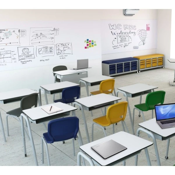 Table scolaire 1 élève avec roulettes Table Scolaire 1 élève Avec Roulettes -KIDEA BOUTIQUE table scolaire 1 eleve avec roulettes 1