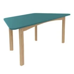 Table Trapèze En Bois Pour Enfants